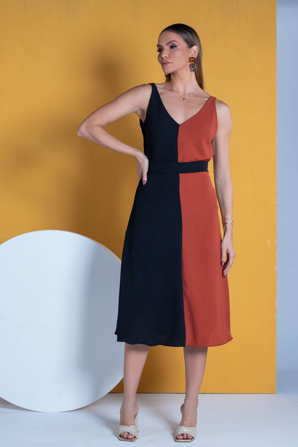 Conjunto Mariana Preto/Canela